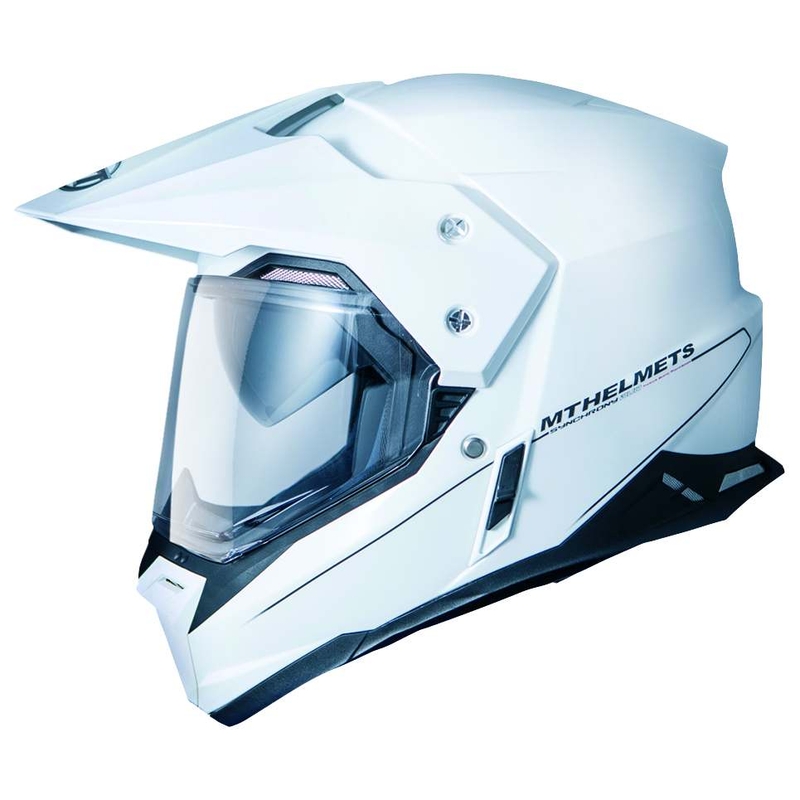 Casco Enduro MT Synchrony Duosport SV blanco liquidación