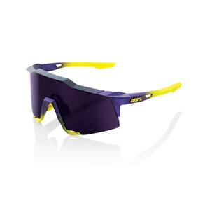 Gafas de sol 100% SPEEDCRAFT Matte Metallic Digital Brights púrpura-amarillo (cristal púrpura)