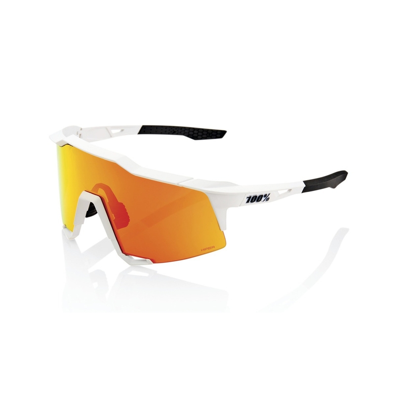 Gafas de sol 100% SPEEDCRAFT Soft Tact Off White blanco (cristal rojo HIPER)