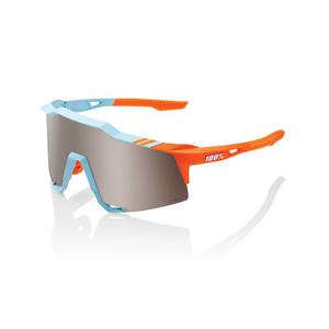 Gafas de sol 100% SPEEDCRAFT Soft Tact Two Tone azul-naranja (cristal plateado HIPER)