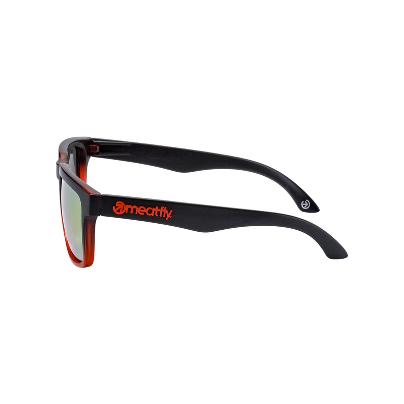 Gafas de sol Meatfly Memphis negras y rojas