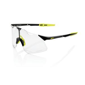 Gafas de sol 100% HYPERCRAFT Gloss Black negro-amarillo (cristal fotocromático)