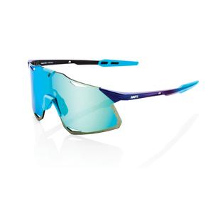 Gafas de sol 100% HYPERCRAFT Matte Metallic Into the Fade azul (cristal cromado azul)