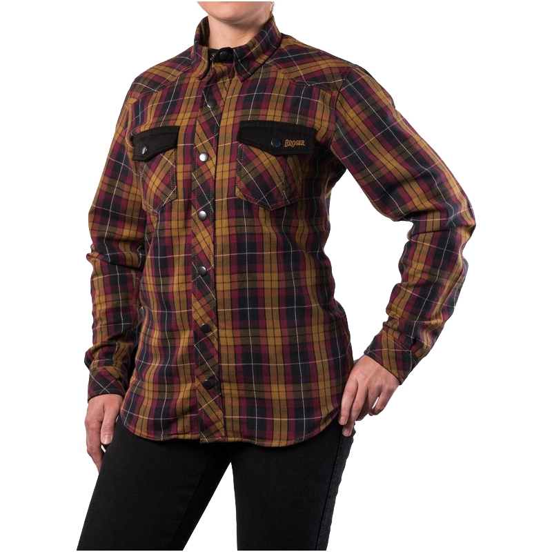 Dámská košile na motorku BROGER Alaska karamelová výprodej