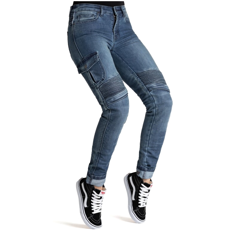 Vaqueros de moto azul BROGER Ohio para mujer liquidación