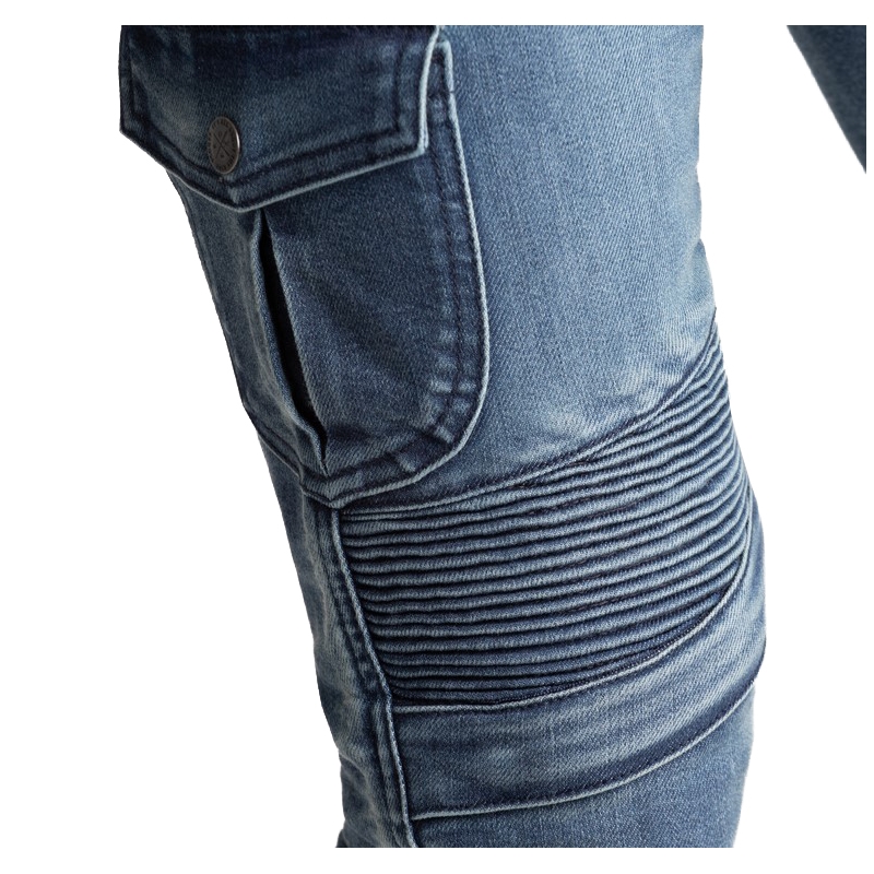 Vaqueros de moto azul BROGER Ohio para mujer liquidación