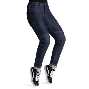 Vaqueros de moto azul oscuro BROGER Ohio para mujer liquidación