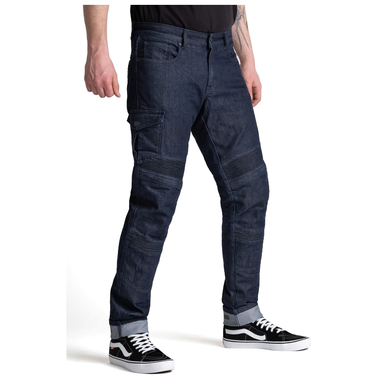 BROGER Ohio vaqueros de moto azul oscuro liquidación