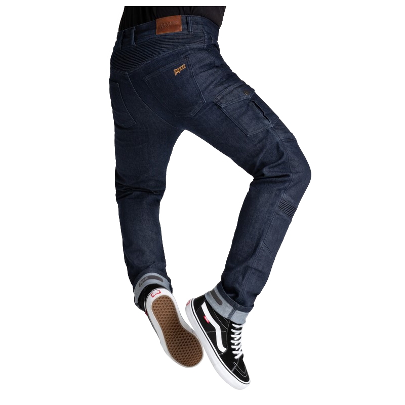 BROGER Ohio vaqueros de moto azul oscuro liquidación