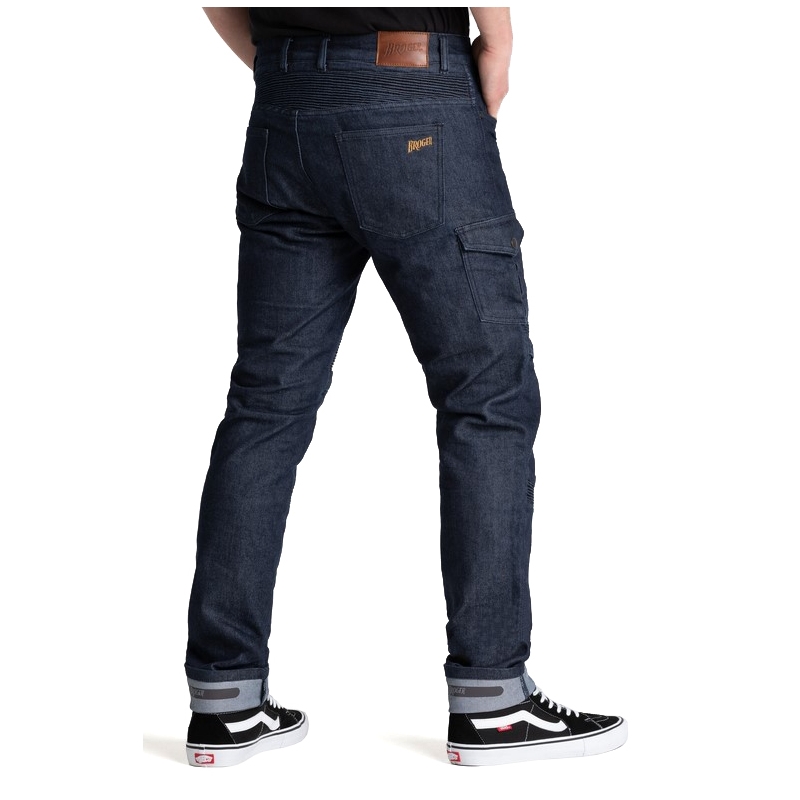 BROGER Ohio vaqueros de moto azul oscuro liquidación