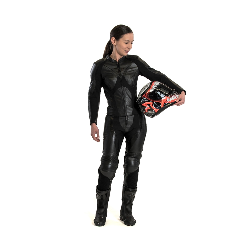 Traje de moto para mujer Rebelhorn Rebel negro
