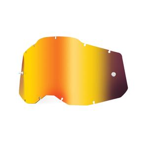 Plexi 100% Racecraft 2/Accuri 2/Strata 2 rojo espejado (Antivaho)