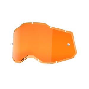 Plexi 100% Inyectado Racecraft 2/Accuri 2/Strata 2 naranja espejado (Antivaho)