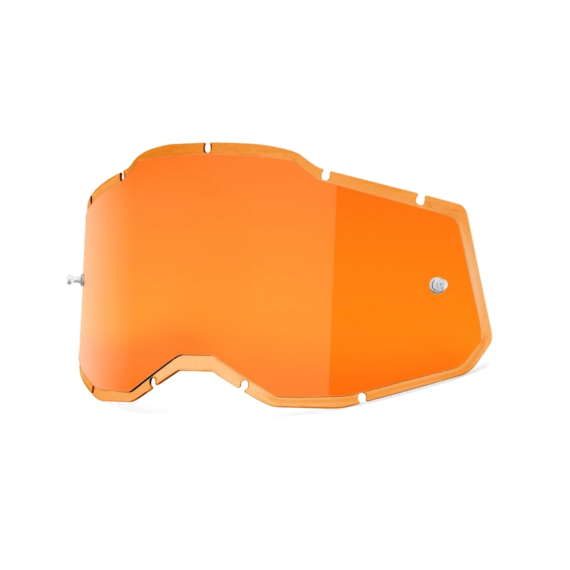 Plexi 100% Inyectado Racecraft 2/Accuri 2/Strata 2 naranja espejado (Antivaho)
