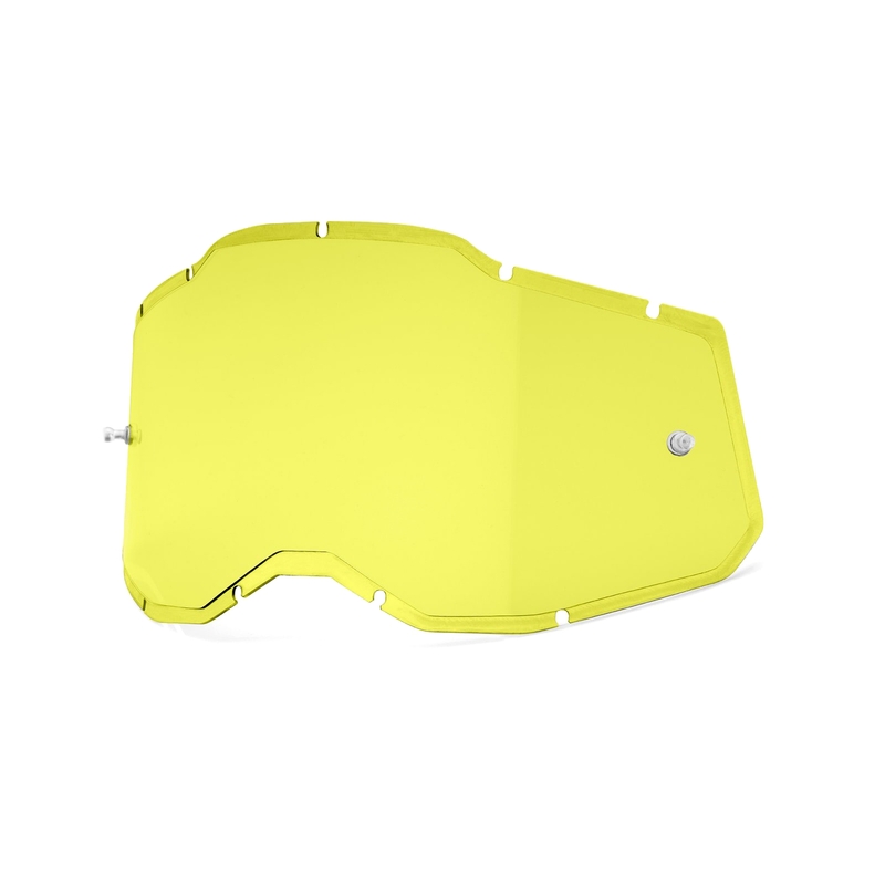 Plexi 100% Inyectado Racecraft 2/Accuri 2/Strata 2 amarillo (Antivaho)