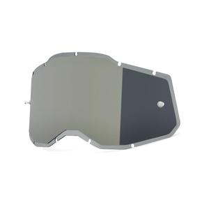 Plexi 100% Inyectado Racecraft 2/Accuri 2/Strata 2 gris espejado (Antivaho)