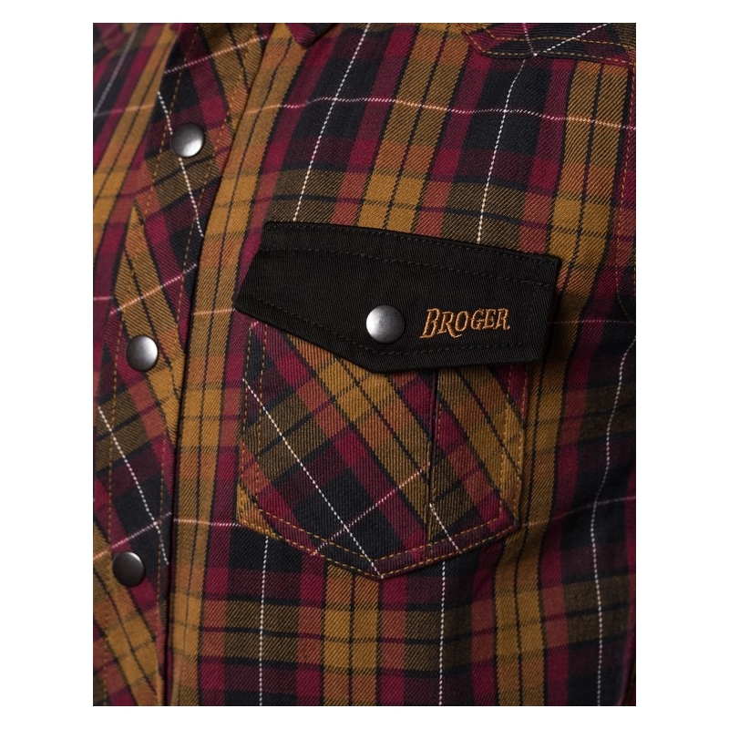 BROGER Camisa de moto Alaska caramelo liquidación
