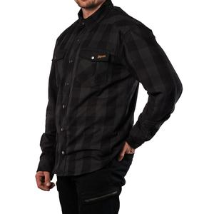 Camiseta moto BROGER Alaska negro-gris liquidación