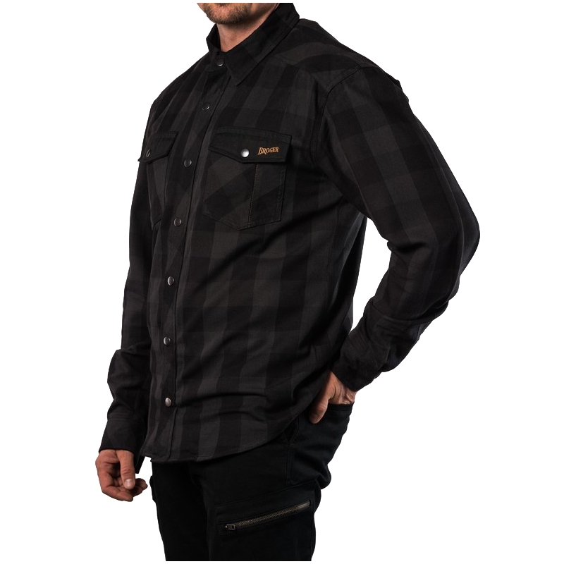 Camiseta moto BROGER Alaska negro-gris liquidación