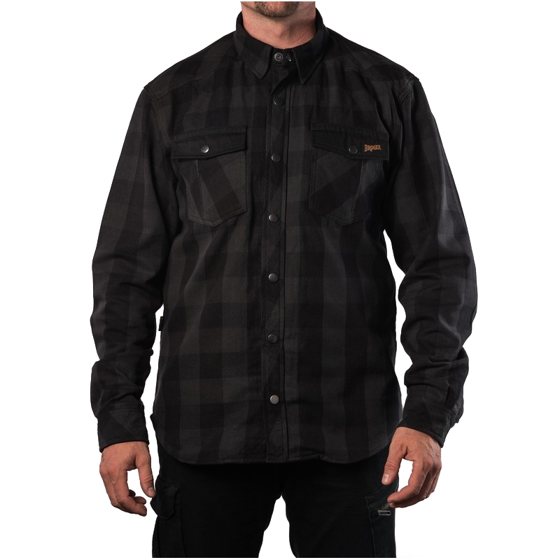Camiseta moto BROGER Alaska negro-gris liquidación