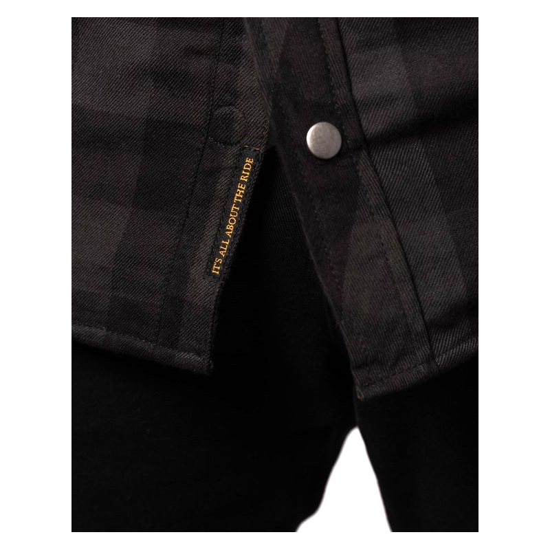 Camiseta moto BROGER Alaska negro-gris liquidación