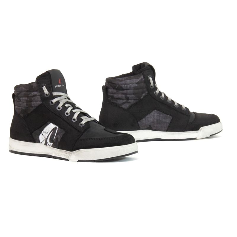 Botas de moto Forma Ground Dry camuflaje-negro