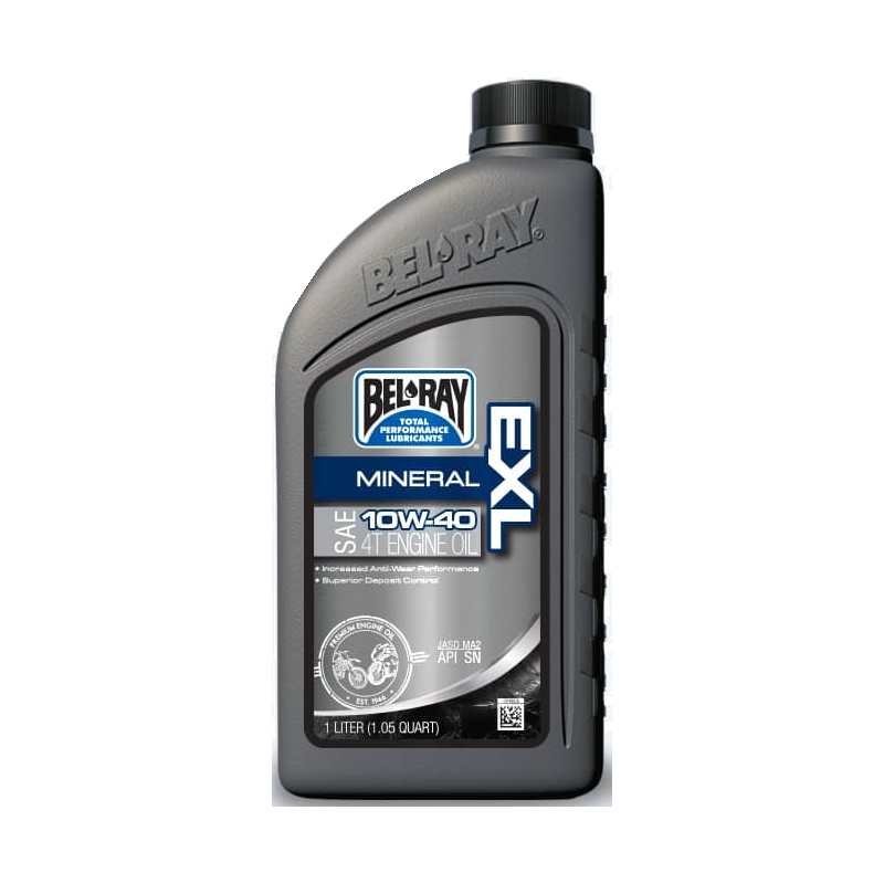 Motorový olej Bel-Ray EXL MINERAL 4T 10W-40 1 l