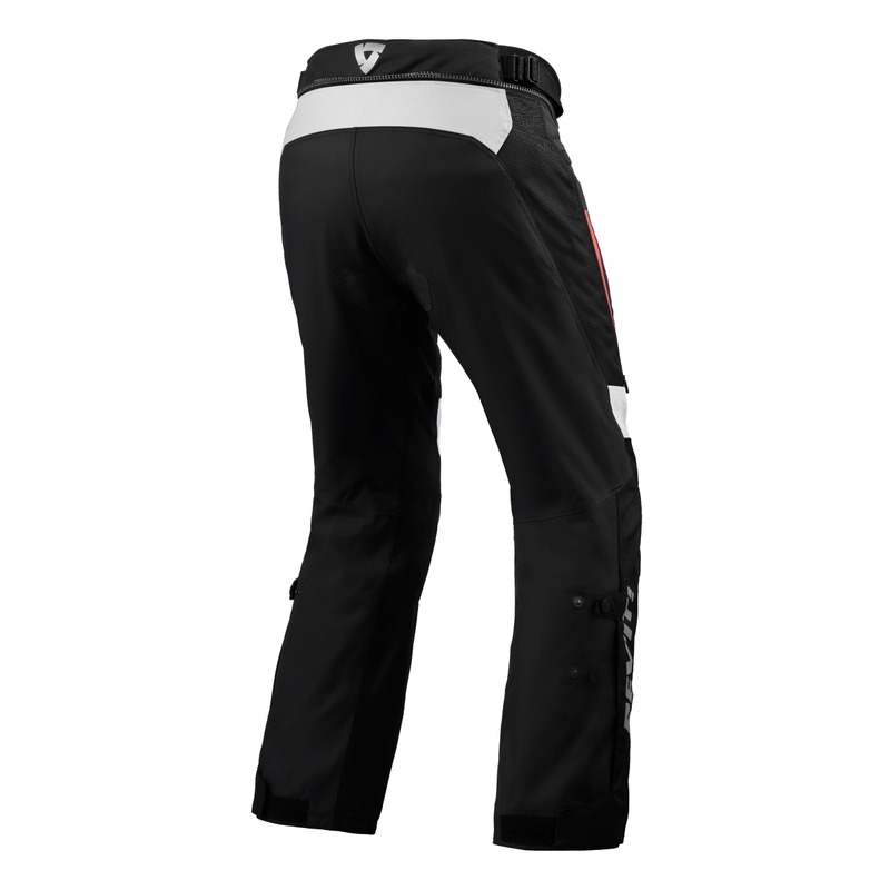 Pantalón de moto Revit Horizon 3 H2O Negro/Rojo