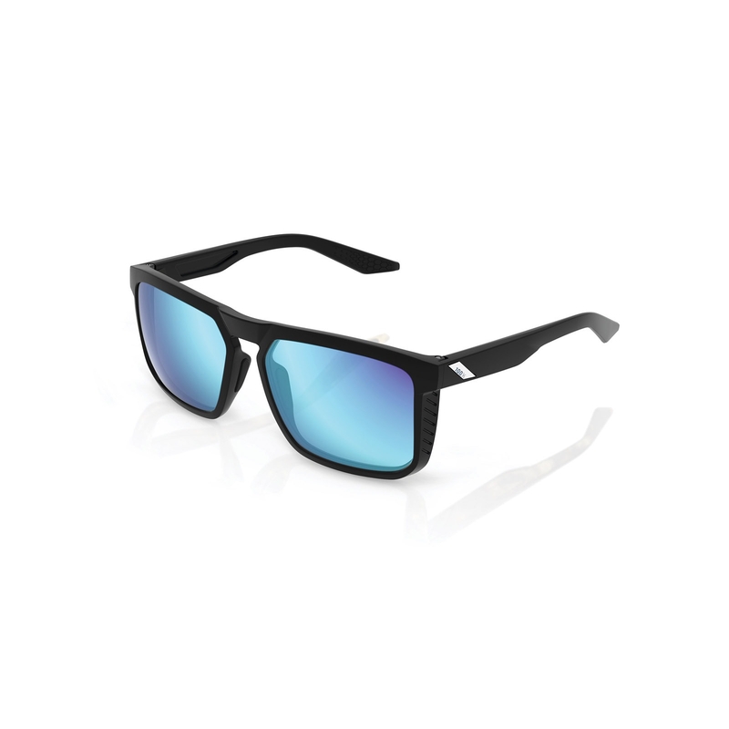 Gafas de sol 100% RENSHAW negras (cristales azules)