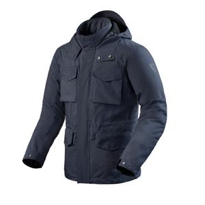 Chaqueta de moto Revit Triomphe 2 H2O azul oscuro