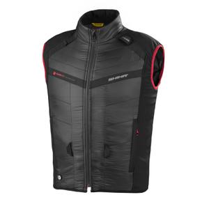 Chaleco Shima Powerheat negro-rojo