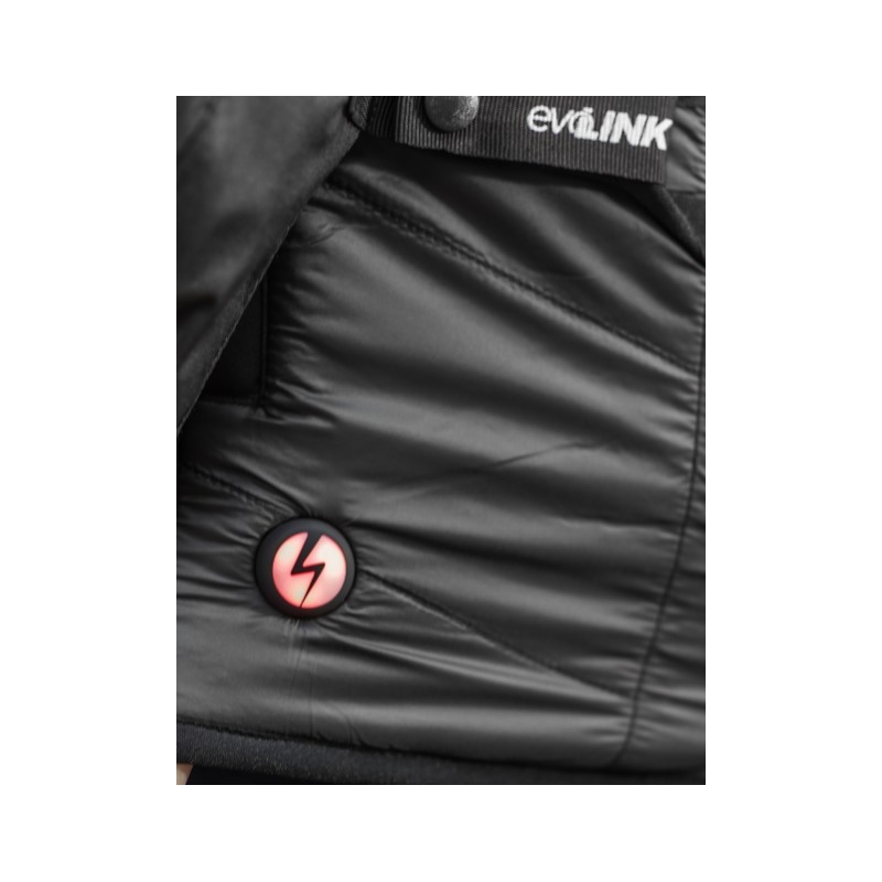 Chaleco Shima Powerheat negro-rojo