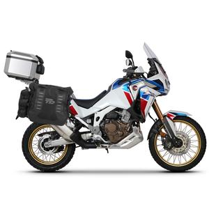 Complete set of SHAD TERRA TR40 adventure saddlebags and SHAD TERRA aluminium 48L topcase, including mounting kit SHAD HONDA CRF 1100 Africa Twin