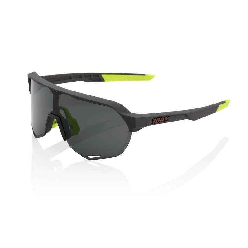 Gafas de sol 100% S2 Soft Tact Cool Grey (cristal ahumado)