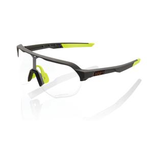Gafas de sol 100% S2 Soft Tact Cool Grey Grey-Yellow (cristales fotocromáticos)