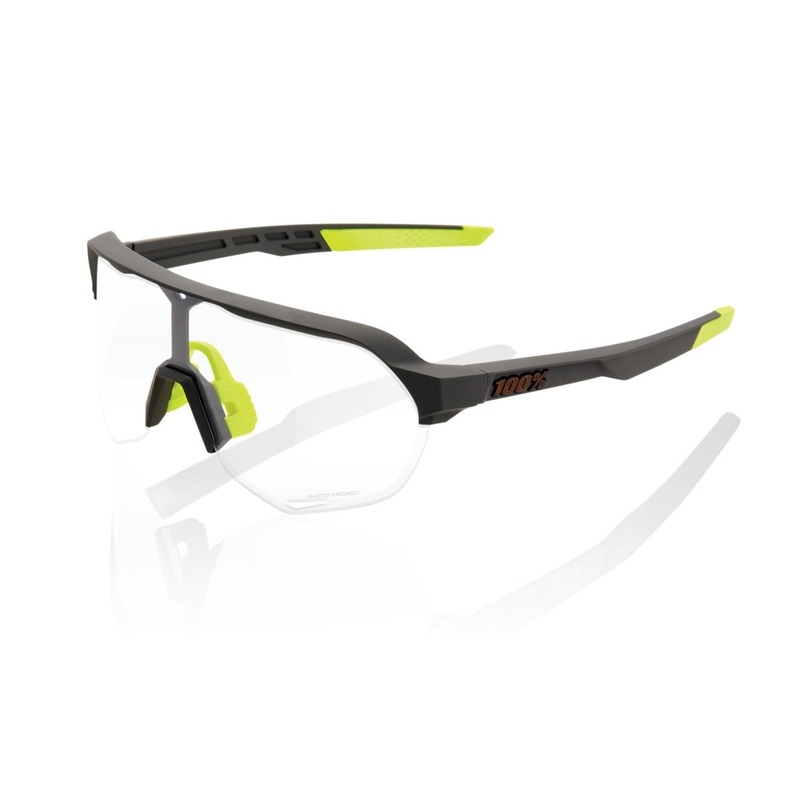 Gafas de sol 100% S2 Soft Tact Cool Grey Grey-Yellow (cristales fotocromáticos)