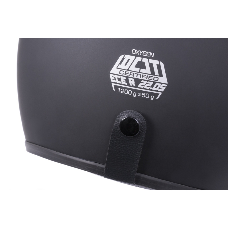 Casco de moto abierto Cassida Oxygen negro mate