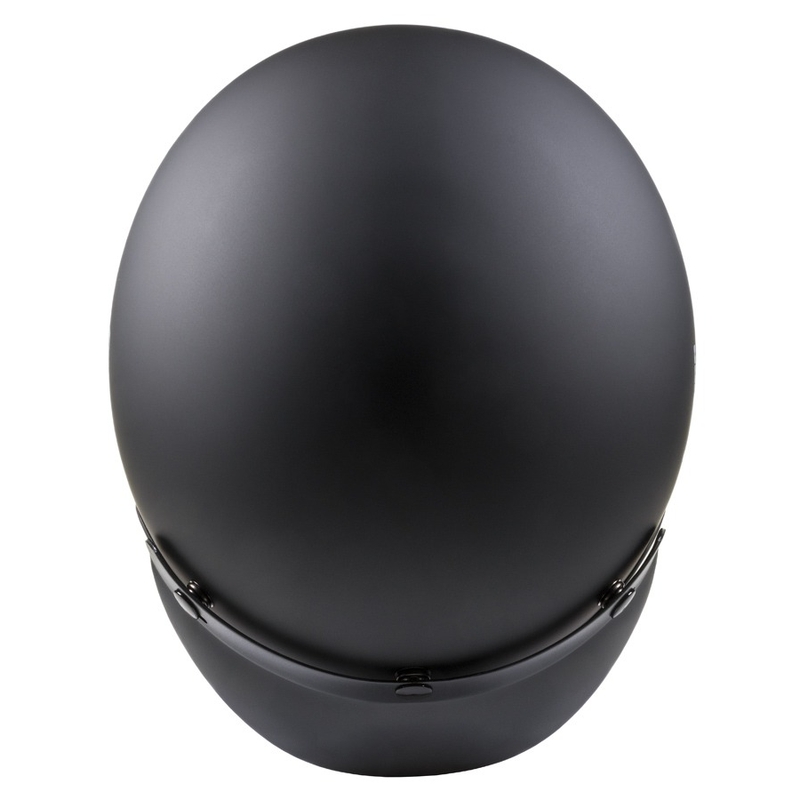 Casco de moto abierto Cassida Oxygen negro mate