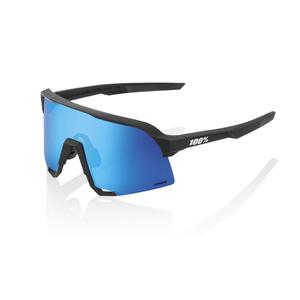 Gafas de sol 100% S3 Negro mate (cristal azul HIPER)