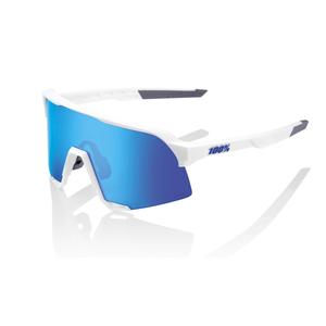 Gafas de sol 100% S3 Blanco Mate (cristal azul HIPER)