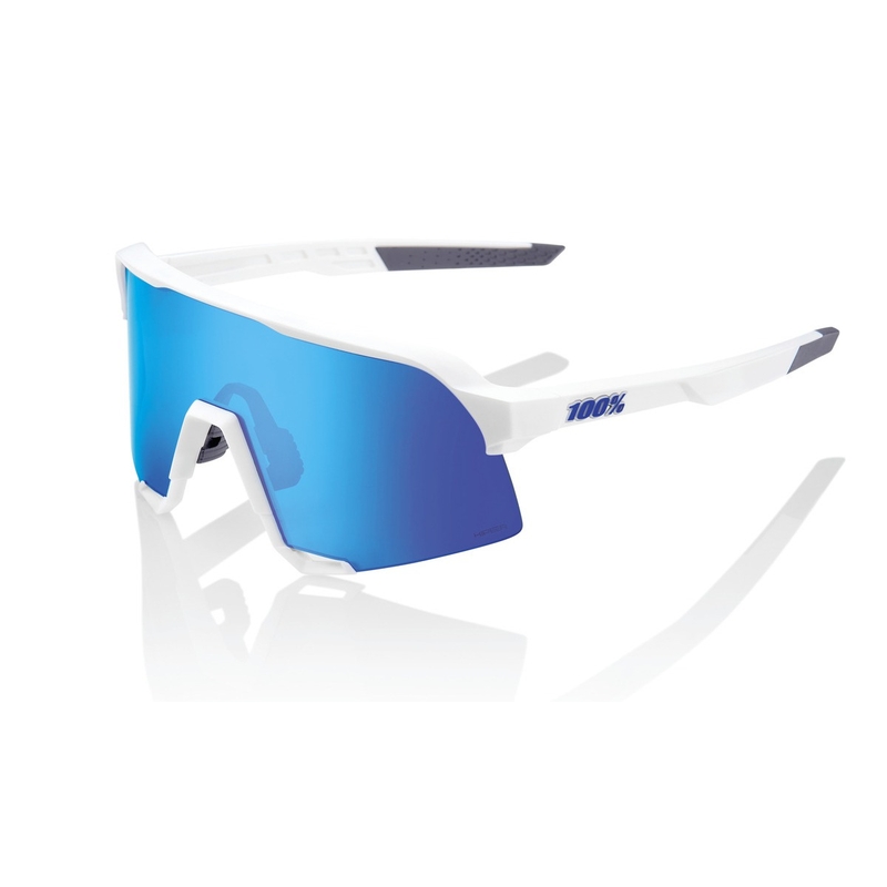 Gafas de sol 100% S3 Blanco Mate (cristal azul HIPER)