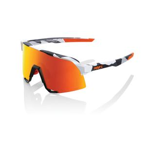 Gafas de sol 100% S3 Soft Tact Grey Camo naranja-negro-blanco (cristal cromado rojo)