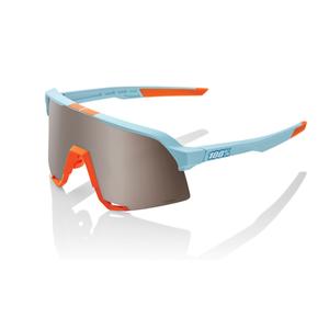 Gafas de sol 100% S3 Soft Tact Two Tone naranja-azul (cristal plateado)