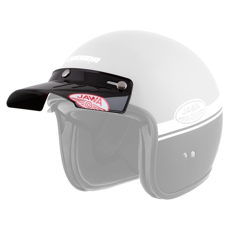 Visera plana para cascos Cassida Oxygen Jawa color negro