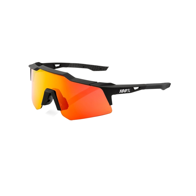 Gafas de sol 100% SPEEDCRAFT XS negras (cristal rojo)