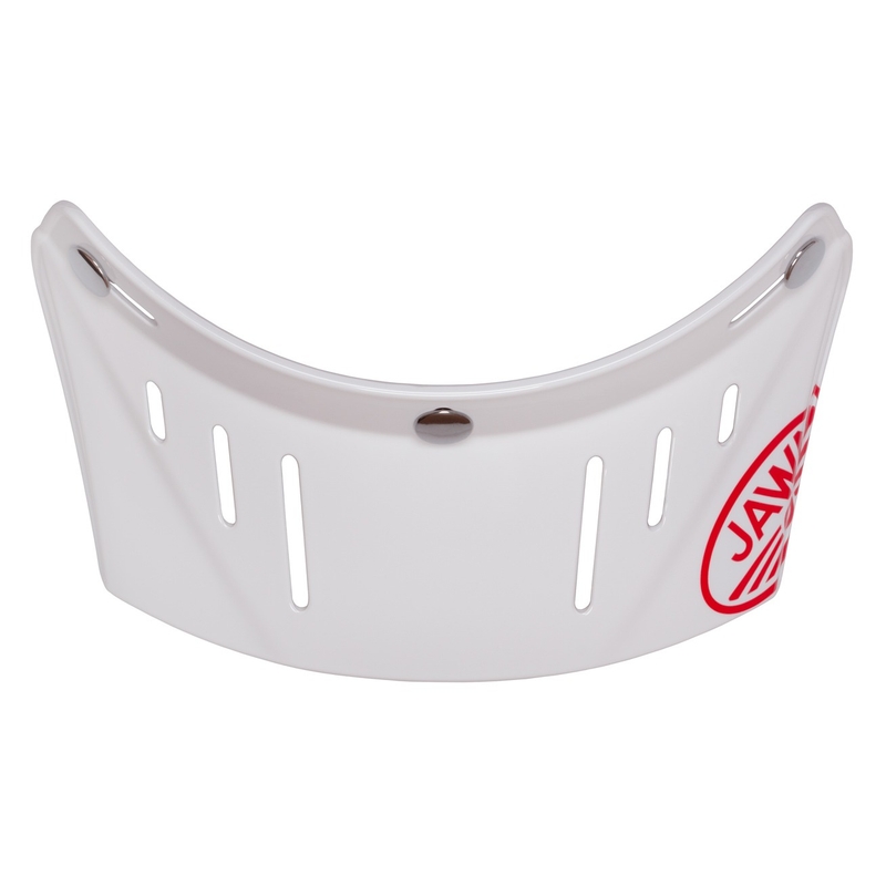 Visera plana para cascos Cassida Oxygen Jawa blanco