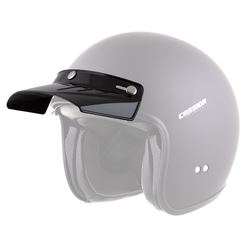Visera plana para cascos Cassida Oxygen negro