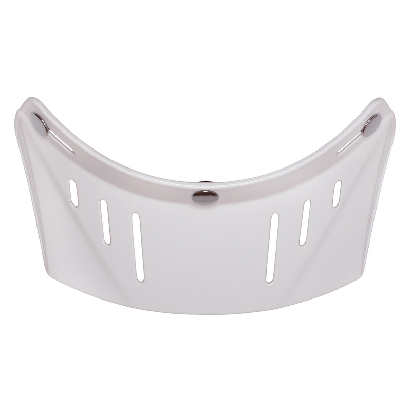 Visera plana para cascos Cassida Oxygen blanco