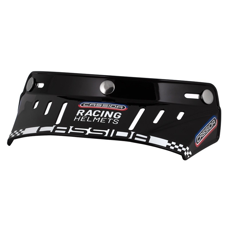 Visera plana para cascos Cassida Oxygen Racing Spirit negro