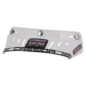 Visera plana para cascos Cassida Oxygen Racing Spirit blanco